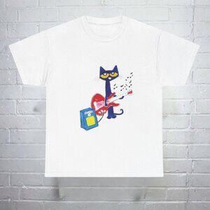 Pete the Cat Guitar Unisex Tee  Music Lover Gift Analyze listing